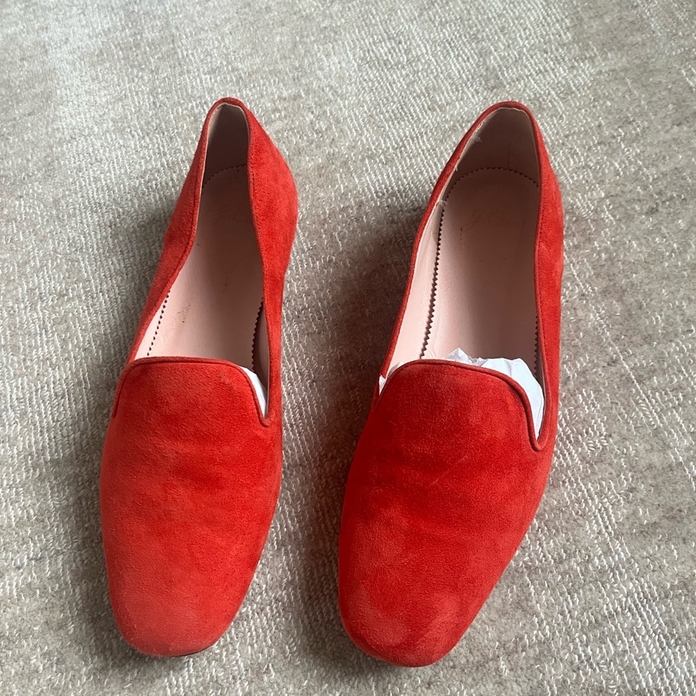 J. Crew women’s red flats